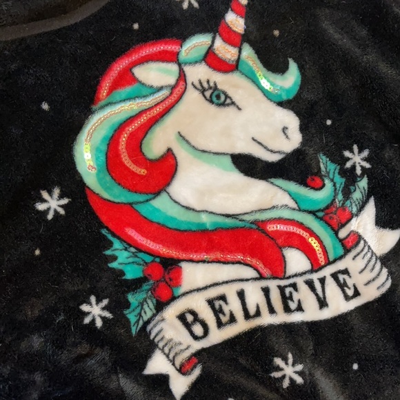 Unicorn Christmas Sweater - Picture 2 of 3